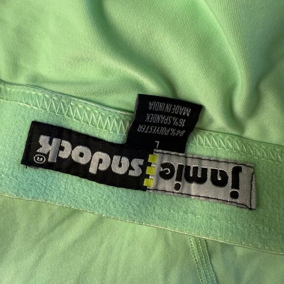 Jamie Sadock Biking Shorts Base Layer Lime Green Size Large - Picture 8 of 10